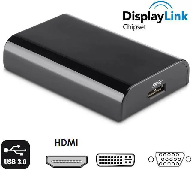 Main image of 3.0 to converter 2.0 3.0 to VGA DVI converter for windows 10/Mac Os. Displaylink 3.0 video converter