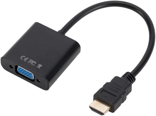 Alt view image 4 of 4 - HDMI to VGA Adapter Cable Male To Female HDMI Male TO VGA Female Converter Adapter with Audio Cable 1080P Digital to Analog Video Audio