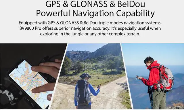 Alt view image 6 of 7 - Blackview BV9800 Pro Global First Thermal imaging Smartphone Helio P70 Android 9.0 6GB+128GB Waterproof 6580mAh Mobile Phone