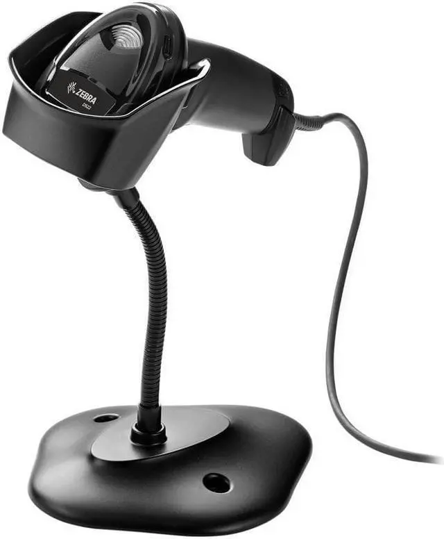 Main image of Zebra DS2208-SR Corded Handheld 1D/2D Omni-directional Barcode Scanner with USB Kit - Twilight Black - DS2208-SR7U2100SGW