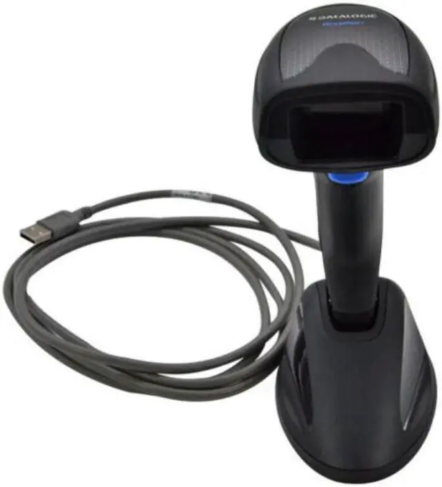 Main image of Datalogic Gryphon GD4590-BK-B Barcode Scanner All-in-One 2D QR Code Reader with USB Cable and Base