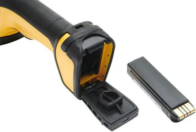 Alt view image 6 of 6 - Datalogic Barcode Scanner 2D Handheld Industrial Scanners Code Reader PM9600-HP433RB (Scanner Only)