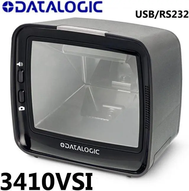 Alt view image 3 of 5 - Barcode Scanner 2D Desktop Fixed Code Reader with USB Cable M3410-010200-00604