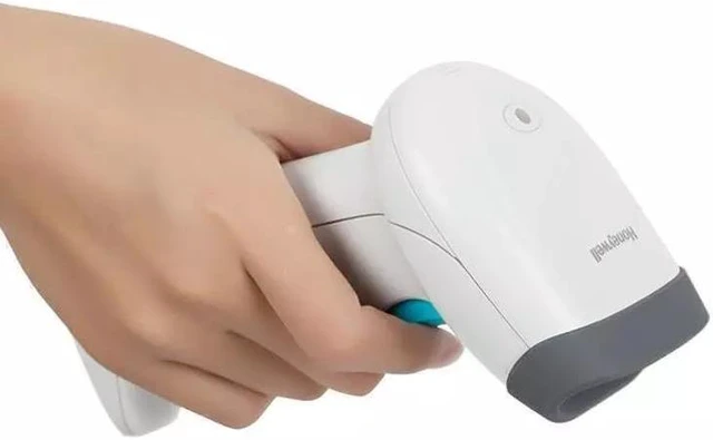 Alt view image 2 of 6 - Honeywell HH450-0-1USB 2D Corded Handheld Barcode Scanner with USB Cable and Stand