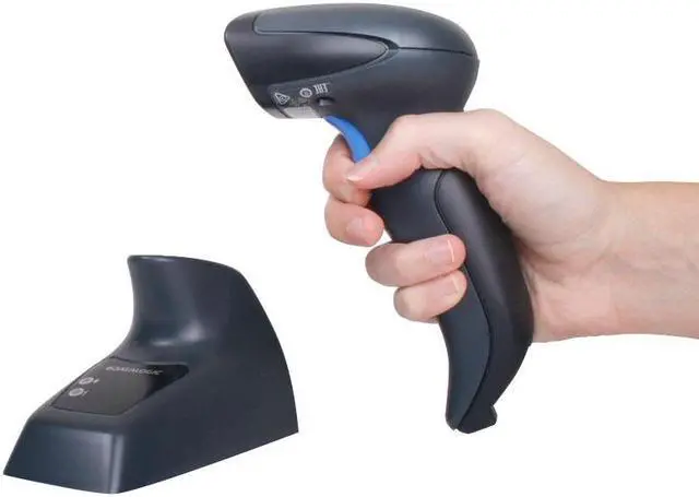 Alt view image 3 of 7 - Datalogic 2D Barcode Scanner QBT2430-BK-BTK1 Bluetooth USB Imager QR Code Reader with Base