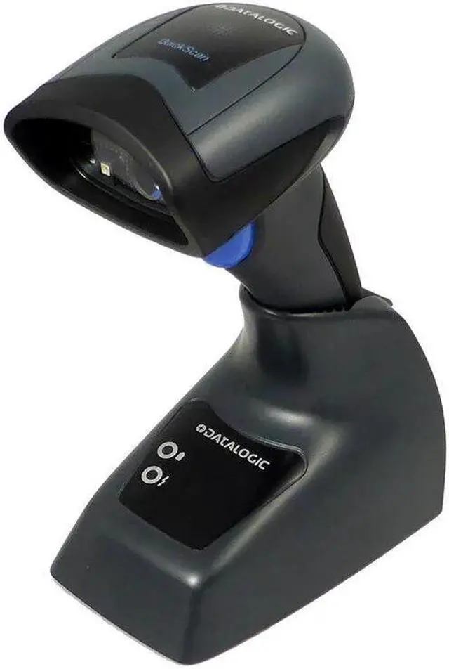 Alt view image 5 of 7 - Datalogic 2D Barcode Scanner QBT2430-BK-BTK1 Bluetooth USB Imager QR Code Reader with Base