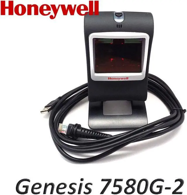 Main image of Honeywell Genesis 7580G-2 Hands Free Code Reader USB 1D/2D Barcode Scanner USB Cable Kit