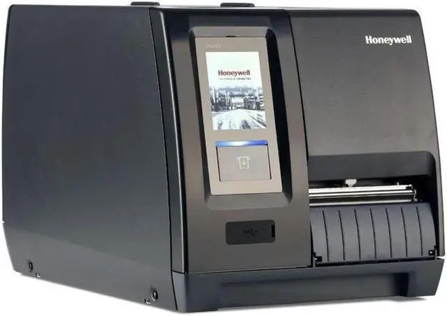 Alt view image 2 of 7 - Honeywell PM45 Bluetooth Label Printer Thermal Transfer Barcode Printer WWAN Connectivity PM45A10000000600 600DPI