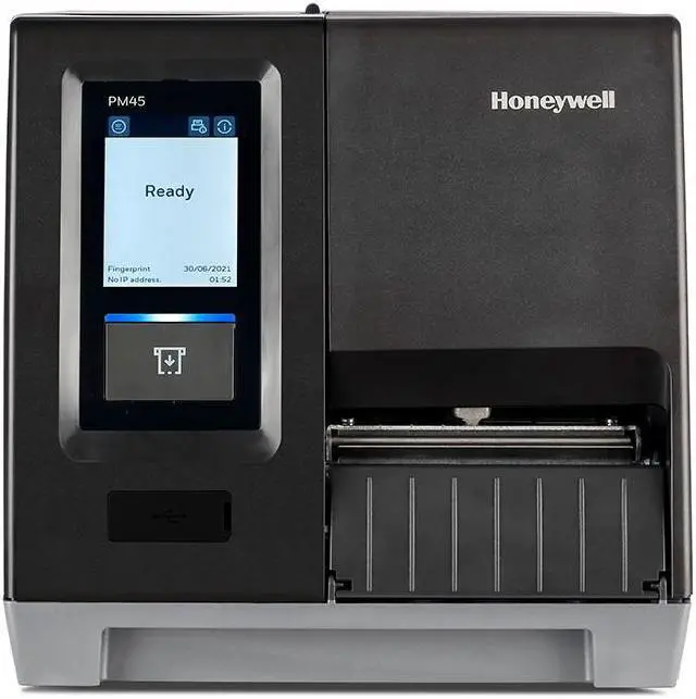 Alt view image 4 of 7 - Honeywell PM45 Barcode Label Printer WWAN Connectivity Thermal Transfer Printer PM45A10000000200 203Dpi
