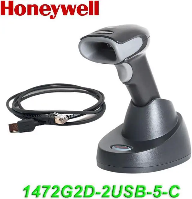 Main image of Honeywell 2D Barcode Scanner Voyager 1472G2D-2USB-5-C Area-Imaging Handheld Code Reader with Base and USB Cable