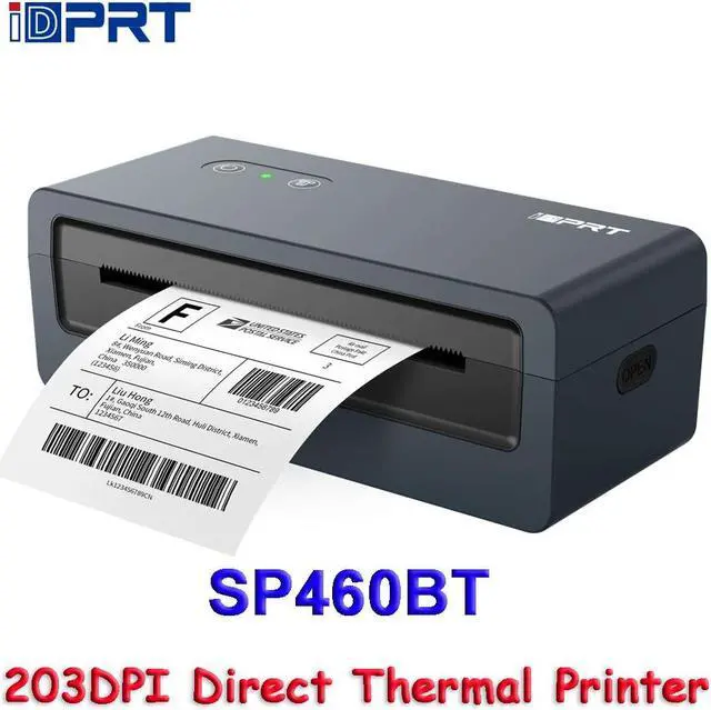 Main image of iDPRT SP460BT USB Direct Thermal Printer 203DPI Wireless Label Printer Bluetooth 1D 2D Barcode 4IPS High Speed Printing