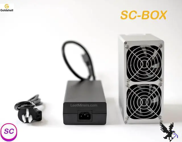 Alt view image 2 of 3 - Goldshell SC BOX (With PSU) 900Gh/s Simple Mining Machine Low Noise Miner Small Home Riching