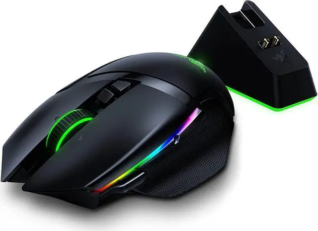 Alt view image 2 of 7 - Razer Basilisk Ultimate Hyperspeed Wireless Gaming Mouse w/ Charging Dock: Fastest Gaming Mouse Switch - 20K DPI Optical Sensor - Chroma RGB - 11 Programmable Buttons - 100 Hr Battery - Classic Black