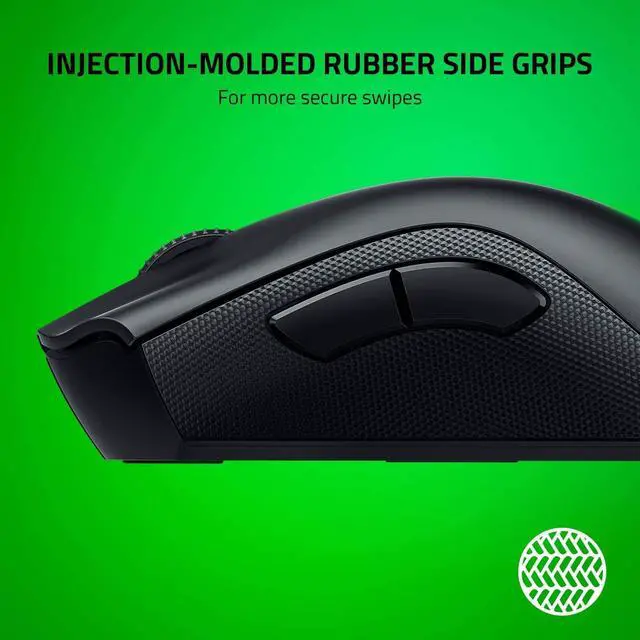 Alt view image 7 of 7 - Razer DeathAdder V2 Pro Wireless Gaming Mouse: 20,000 DPI Optical Sensor - 8 Programmable Buttons - 3X Faster Than Mechanical Optical Switch - Chroma RGB Lighting - 70 Hr Battery Life - Classic Black