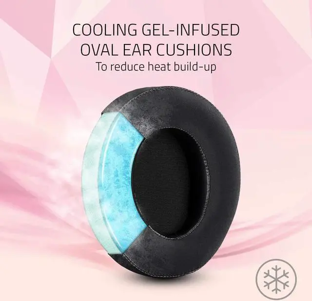 Alt view image 6 of 6 - Razer Kraken Kitty RGB USB Gaming Headset: THX 7.1 Spatial Surround Sound - Chroma RGB Lighting - Retractable Active Noise Cancelling Mic - Lightweight Aluminum Frame - for PC - Quartz Pink