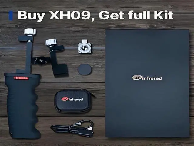 Alt view image 6 of 7 - Xinfrared XH09 Thermal Camera and Night Vision Monocular with 384×288 IR Resolution,Type-C connector for ios system,Compatible with iphone 15, cell phone not include
