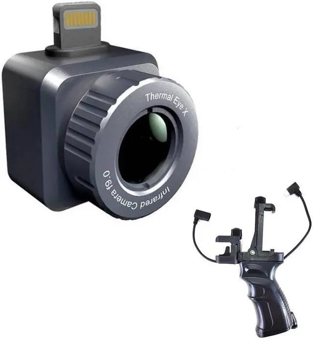 Alt view image 2 of 7 - InfiRay X2 /XH09 Thermal Imaging Camera Imager Scope for Insulation Inspection With laser radiation, with reverse charging bracket,ios