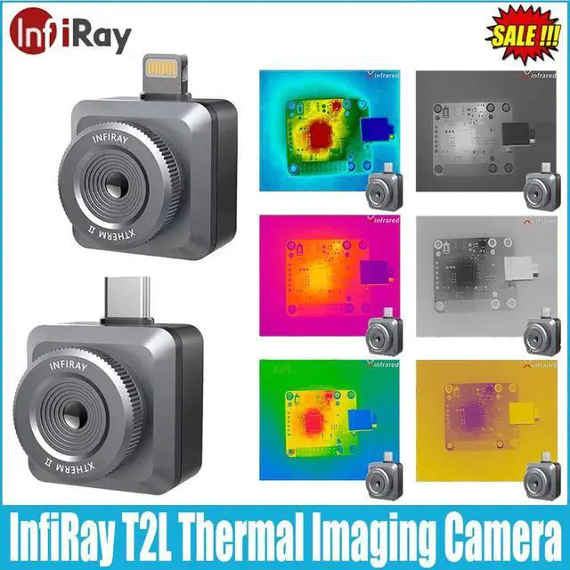 Alt view image 3 of 7 - InfiRay Thermal Imager T2L PCB Circuit Fault Testing Tool Thermometer Mobile Thermal Camera for iPhone iOS (Without handle bracket)