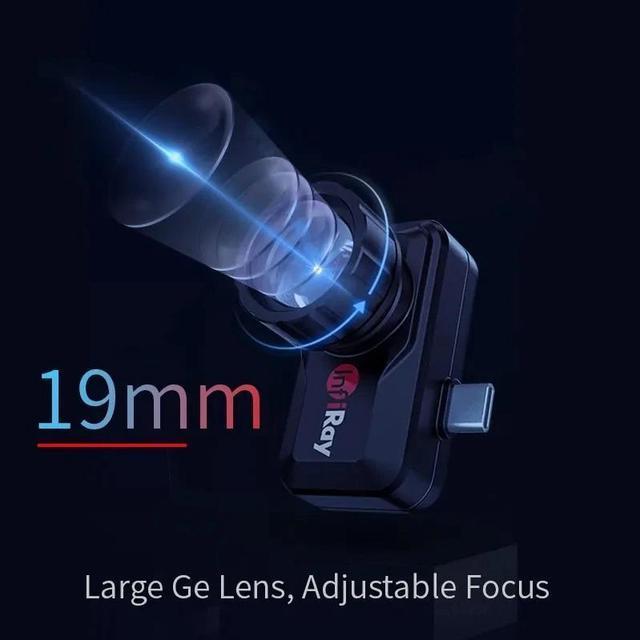 Alt view image 2 of 7 - InfiRay T3 Thermal Imager Camera Mobile Phone Xinfrared Infrared Camera with Handle and Laser for Type-C Android
