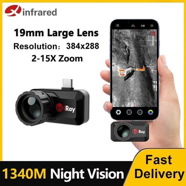 Main image of InfiRay T3 Thermal Imager Camera Mobile Phone Xinfrared Infrared Camera with Handle and Laser for Type-C Android