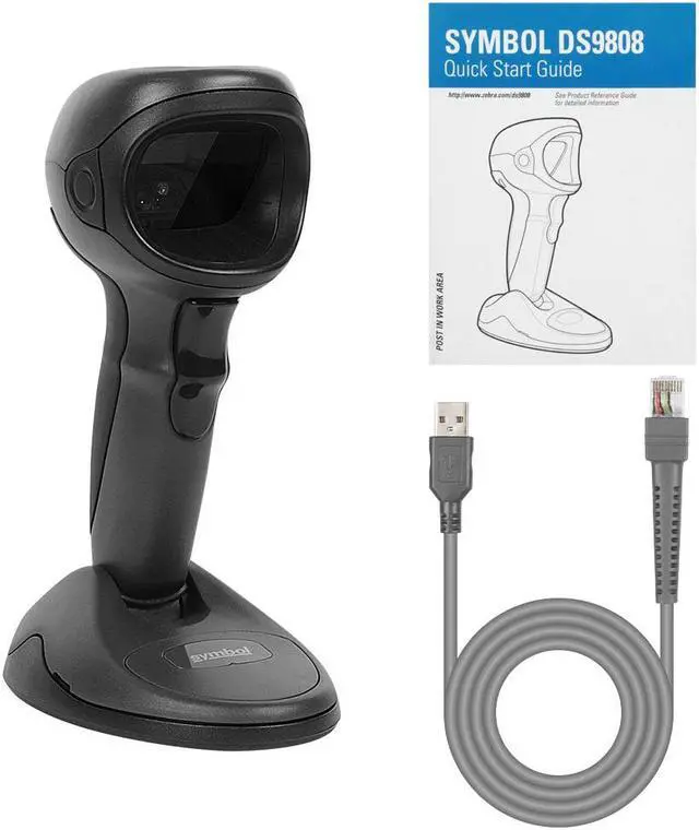 Alt view image 4 of 6 - DS9808-SR00007NNWR 2D Barcode Scanner QR Code Reader with USB Cable
