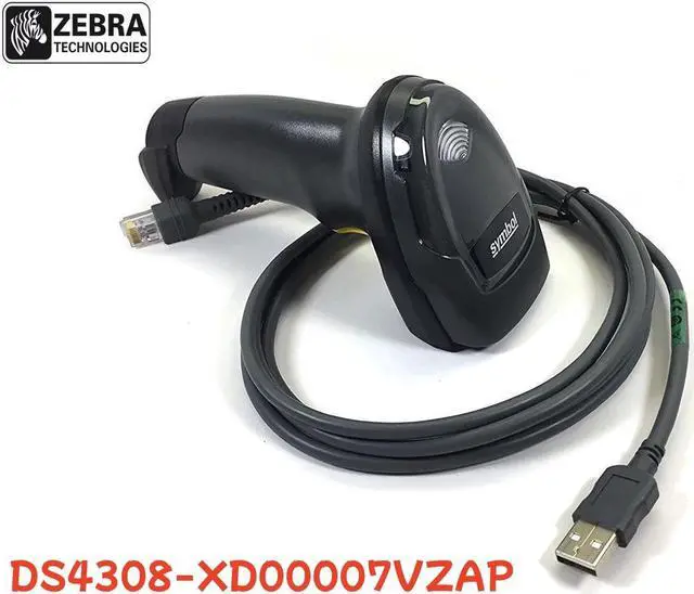 Main image of Handheld QR Code Reader DS4308-XD00007VZAP 2D Barcode Scanner with USB Cable