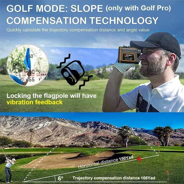 Alt view image 2 of 5 - Sndway 1000M Range Finder Telemeters Golf Rangefinder Distance Meter High Speed