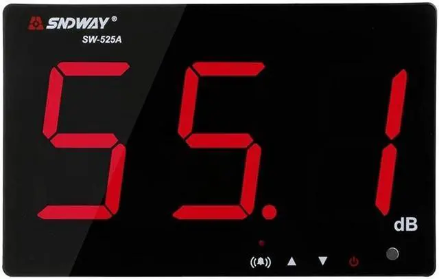 Main image of Sndway SW-525A 130dB Wall Mounted Fast Response Sound Noise Level Meter Noise Decibel Meter