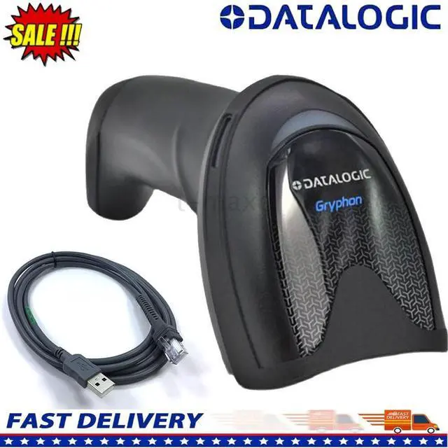 Main image of Da,talogic Gryphon GD4590-BK-HD Handheld 2D Wired Barco,de Scann,er Imager USB Kit