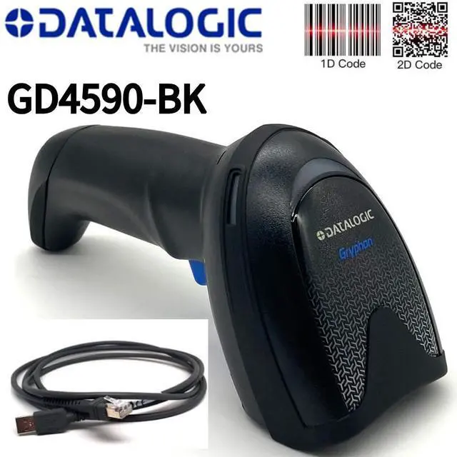Main image of Da,talogic Gryphon GD4590-BK 2D Corded Handheld Barco,de Scann,er with USB Cable