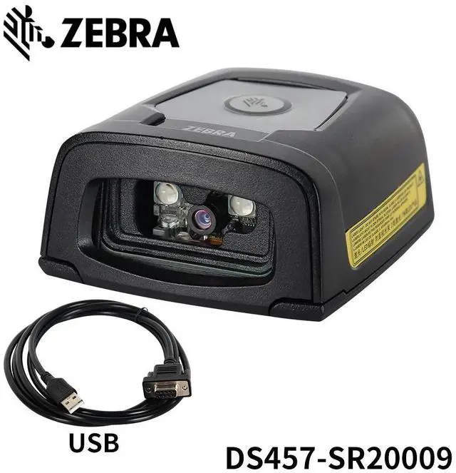 Alt view image 2 of 7 - Ze,bra DS457-HD20009 Fixed Mount High-Density 1D/2D Barco,de Scann,er + USB Cable