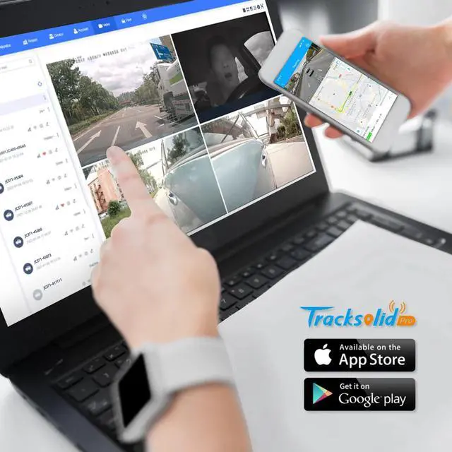 Alt view image 3 of 7 - Jimi JC371 4G AI DashCam 3 Channels Live Video Real Time GPS Tracking Free APP