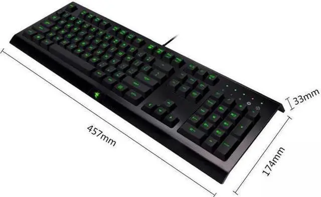 Alt view image 3 of 5 - Razer Cynosa Pro Wired Gaming Keyboard Backlit Membrane Keyboard for Game Macro Recording Programmable Keys 104 Keys for Laptop