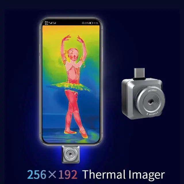 Alt view image 5 of 7 - InfiRay T2L Thermal Imager PCB Circuit Fault Testing Tool Mobile Night Vision Thermal Camera for iPhone 15 Series