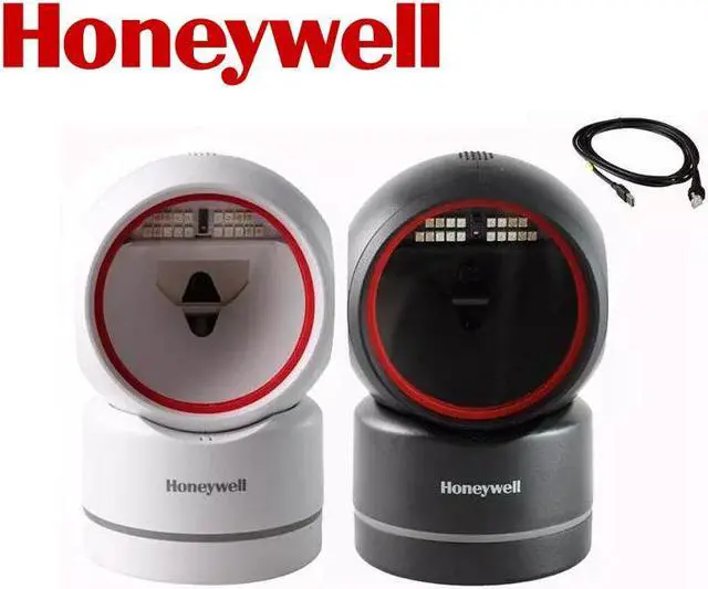 Main image of Honeywell HF680-R1-2USB-G Desktop Fixed 2D Barcode Scanner Reader with USB Cable-Black