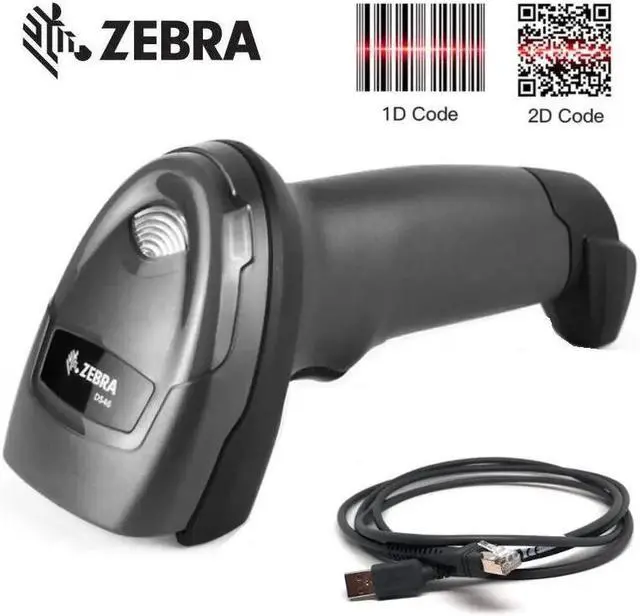 Alt view image 2 of 6 - DS4608-SR00007ZZCN 1D Barcode Scanner Corded 2D QR Code Reader with USB Cable
