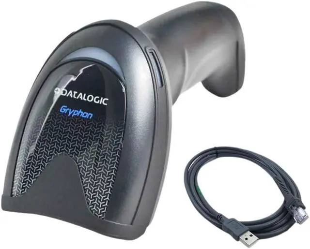 Alt view image 6 of 6 - Handheld Bar Code Reader GD4590-BK Barcode Scanner 2D Wired with USB Cable