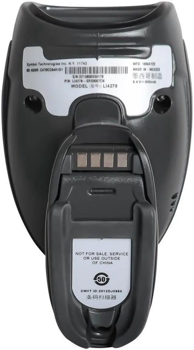 Alt view image 2 of 7 - Barcode Scanner LI4278-TRBU0100ZAC 1D Wireless Handheld Code Reader with Cradle and USB Cable