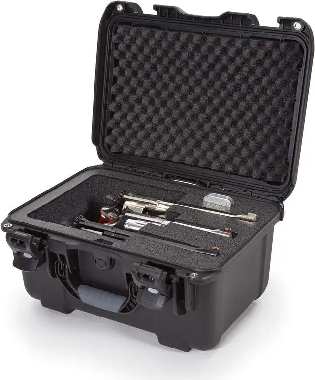 Main image of Nanuk 918 Case with custom foam insert for 3 revolvers SOCOM Black