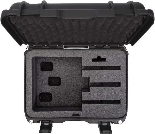 Alt view image 2 of 12 - Nanuk 918 Case with custom foam insert for 3 revolvers SOCOM Black