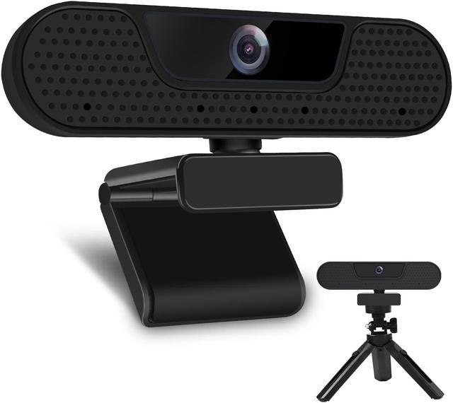 VIZOLINK 4K Webcam with 4 Noise-canceling Microphones for Computer