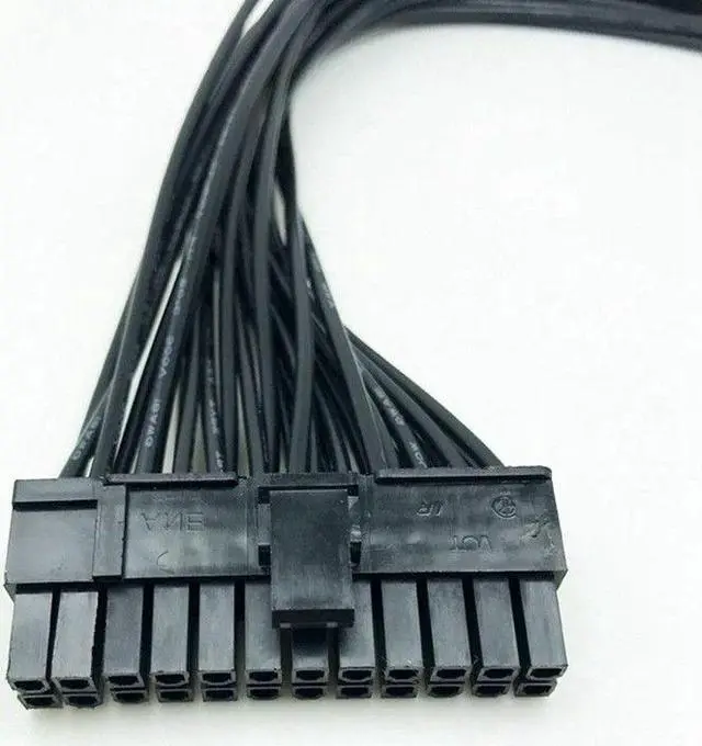 Alt view image 5 of 6 - Dual PSU Power Supply 24-pin ATX Motherboard Mainboard Adapter Connector US SHIP