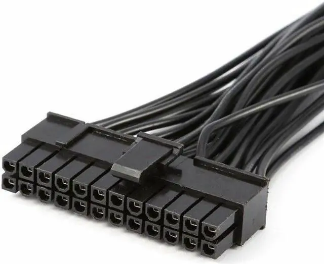 Alt view image 3 of 6 - Dual PSU Power Supply 24-pin ATX Motherboard Mainboard Adapter Connector US SHIP