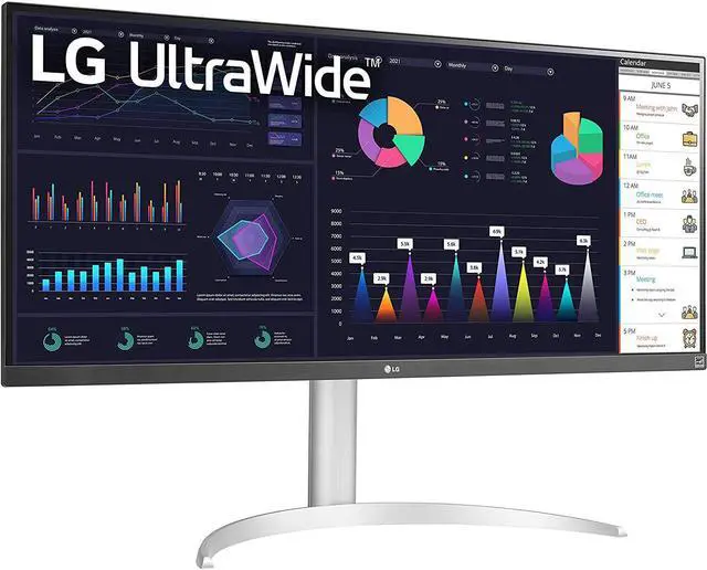 Alt view image 4 of 6 - 34WQ650-W 34" 21:9 UltraWide Full HD 2560 x 1080 100Hz IPS Monitor