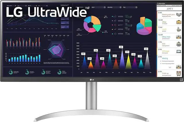 Alt view image 2 of 6 - 34WQ650-W 34" 21:9 UltraWide Full HD 2560 x 1080 100Hz IPS Monitor