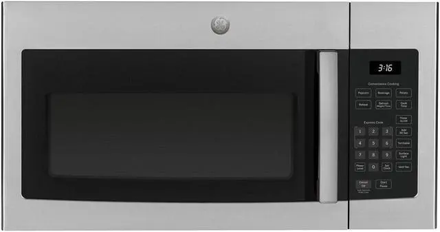 Alt view image 2 of 5 - 1.6 Cu. Ft. Over-the-Ran  Microwave Oven, Stainless Steel