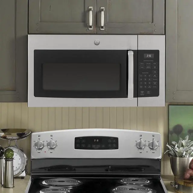 Alt view image 5 of 5 - 1.6 Cu. Ft. Over-the-Ran  Microwave Oven, Stainless Steel
