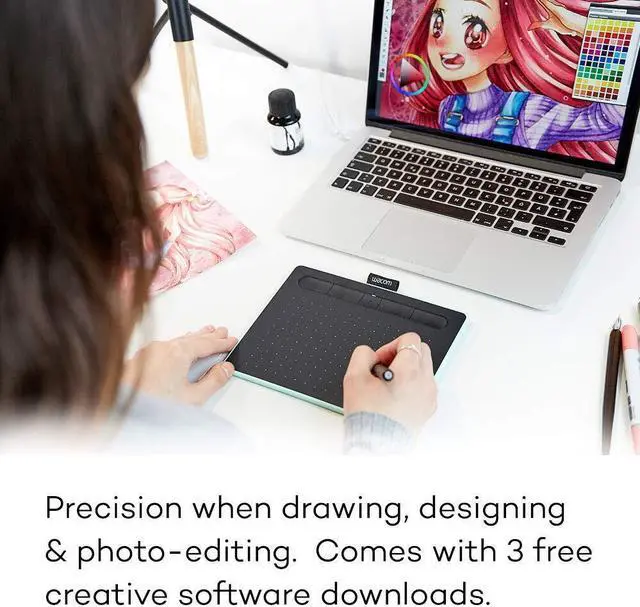 Alt view image 4 of 6 - Intuos Creve Pen Tablet for Graphics - Small, Black