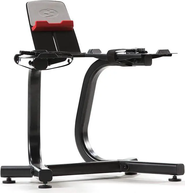 Alt view image 5 of 6 - SelectTech Dumbbell Stand with Media Rack - 100584