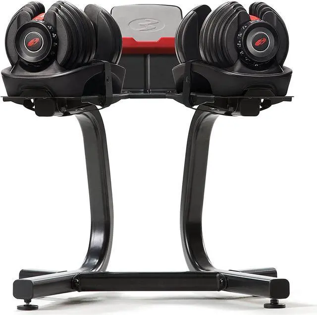 Alt view image 6 of 6 - SelectTech Dumbbell Stand with Media Rack - 100584